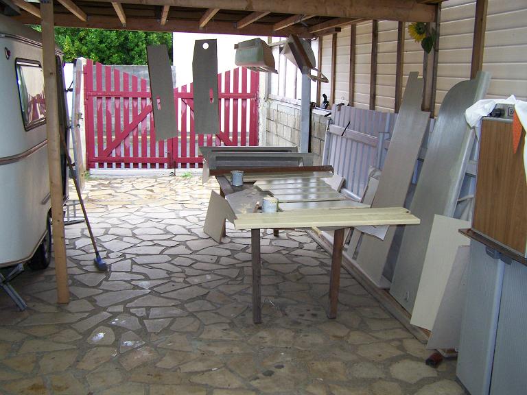 1ere couche de peinture