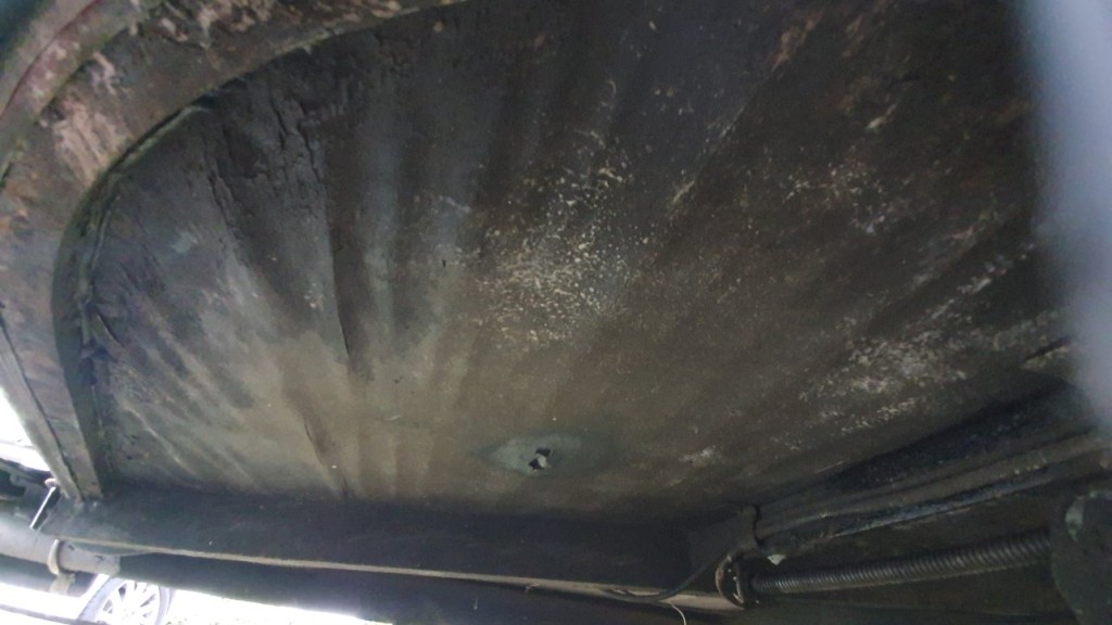 Sous l'avant côté cuisine