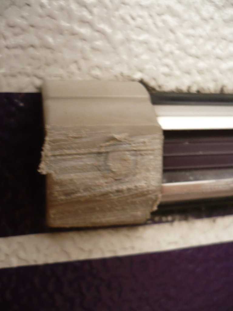 Pièce détruite embout de baguette de protection