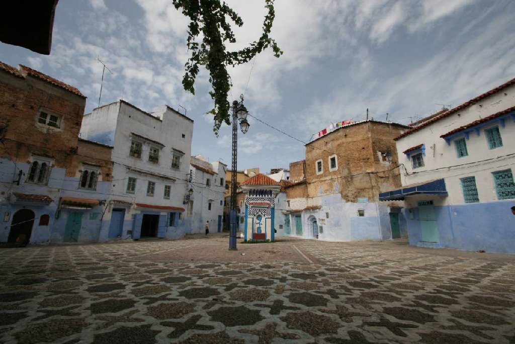 Chefchaouan, la ville bleue, notre premier rendez vous au Maroc était là.