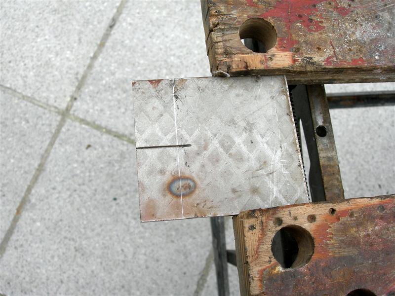 coupe des rectangles dans la tôle