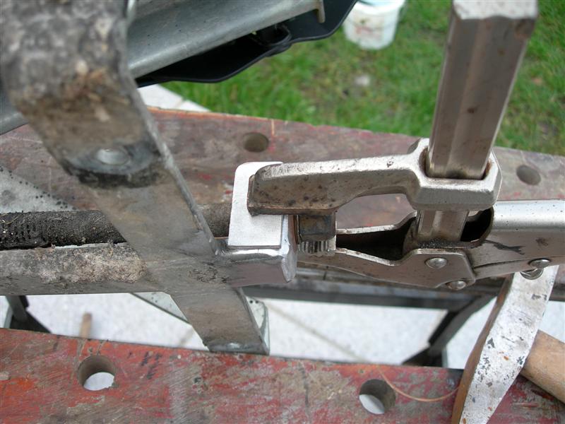 pièce en attente d'une soudure