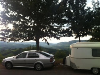 Pause sur la route