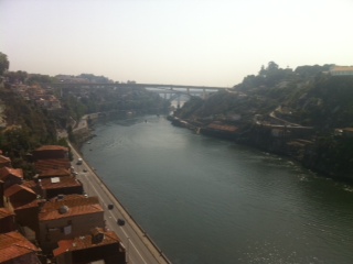 vue sur les caves de pORTO