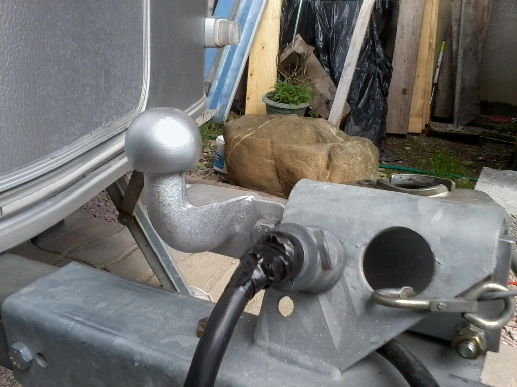 la pose sur le timon