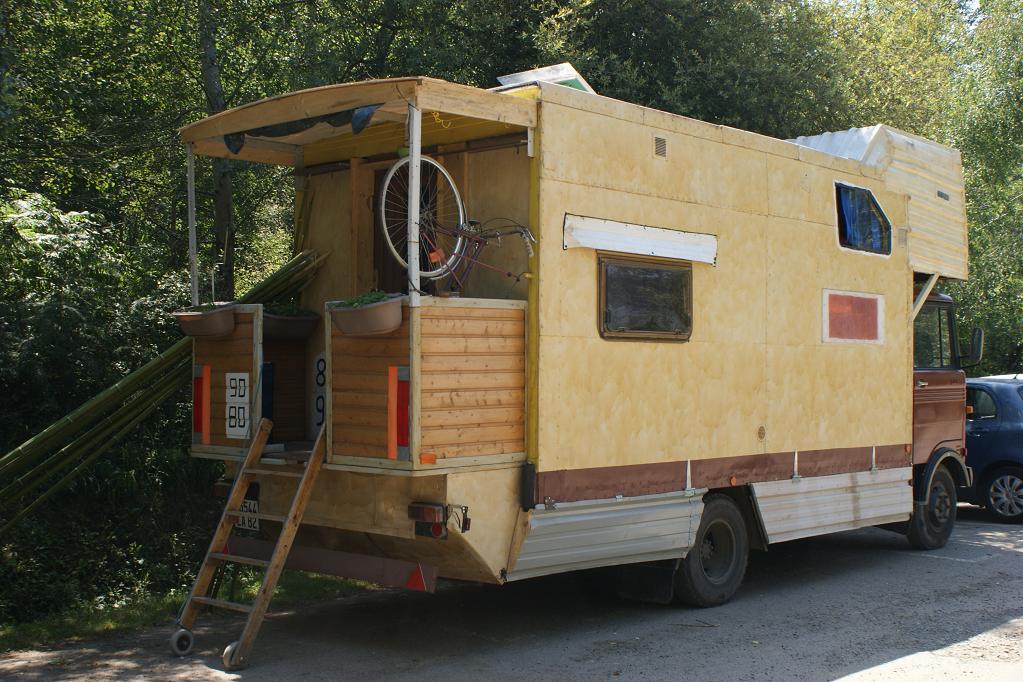 avec les matériaux de récups..