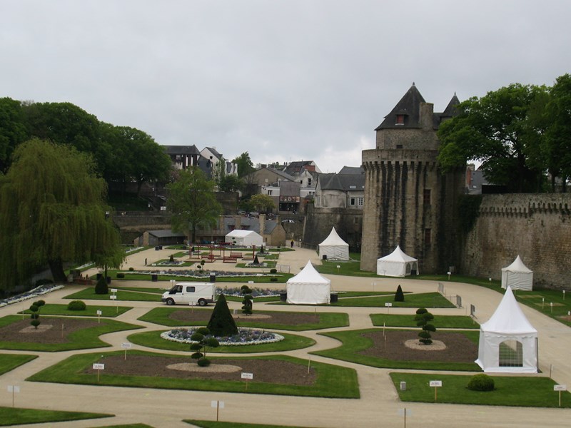 les jardins sous les remparts vannes
