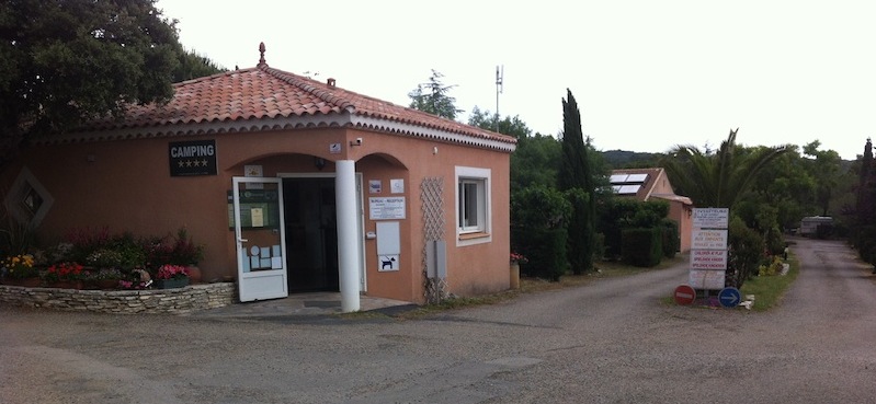 Reception du camping