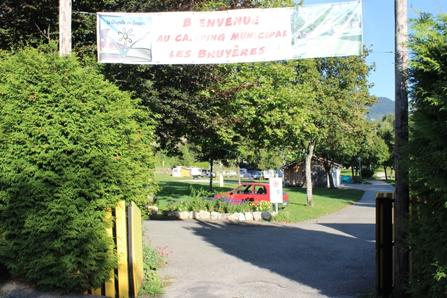 arrive au camping