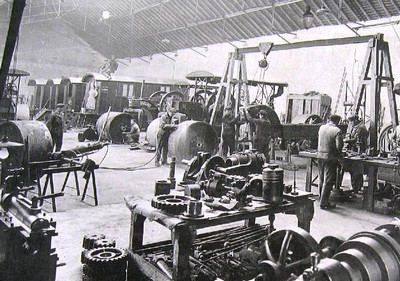Atelier / dépôt de cylindres et roulottes
