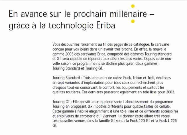 Extrait de la page 3, du catalogue Eriba 2003 .jpg