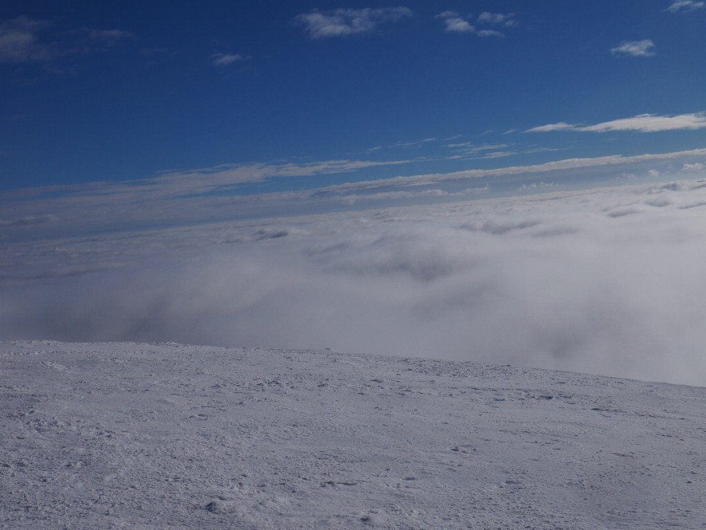 Dernière photo en haut du Hohneck 5mn avant de se retrouvé dans un épais brouillard