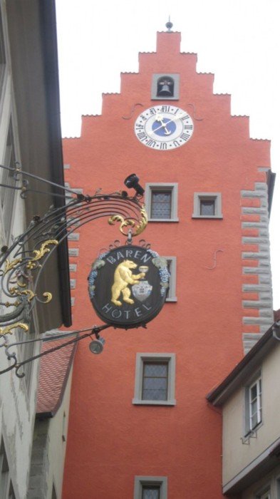 Porte d'entré dans la vieille ville de Meersburg