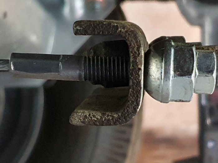 Liaison tige timon/frein