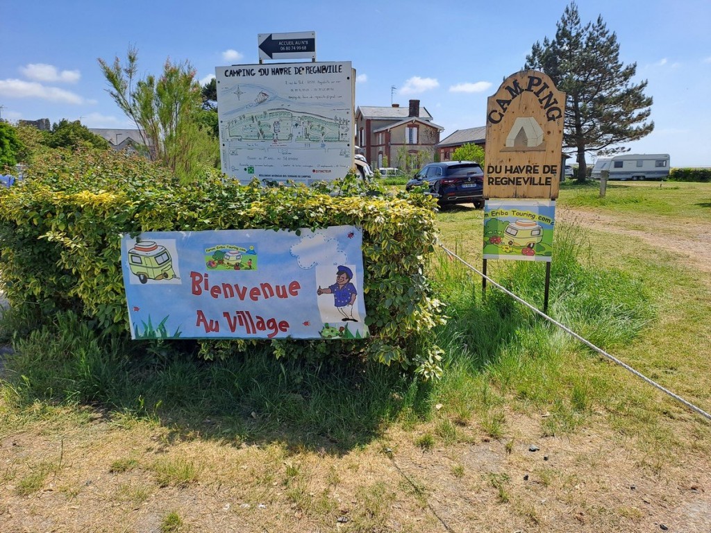 L'entrée du camping