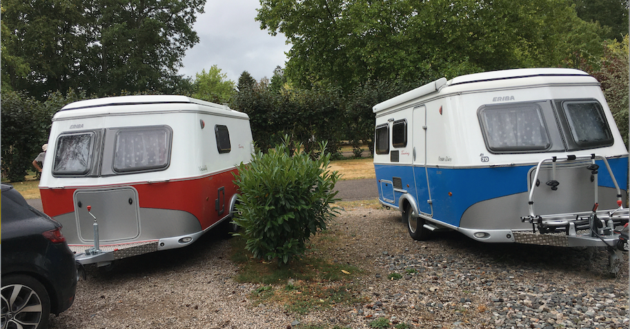 Ocean Blue and Rockabilly Red