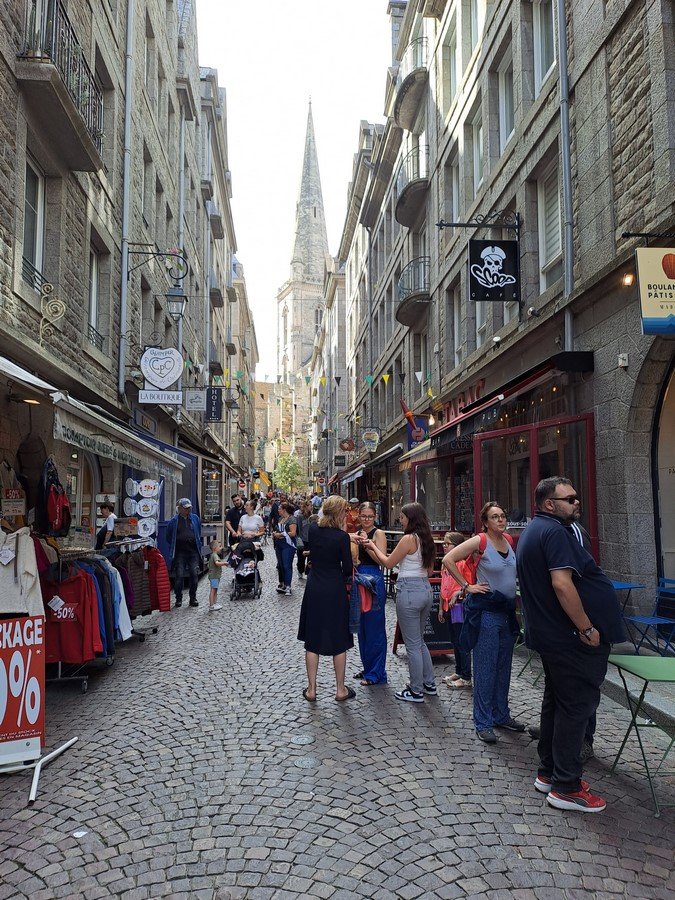 St Malo, énormément de monde !