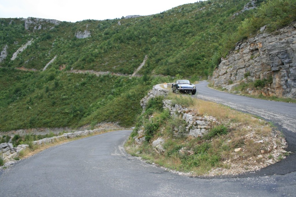 en descendant des causses.