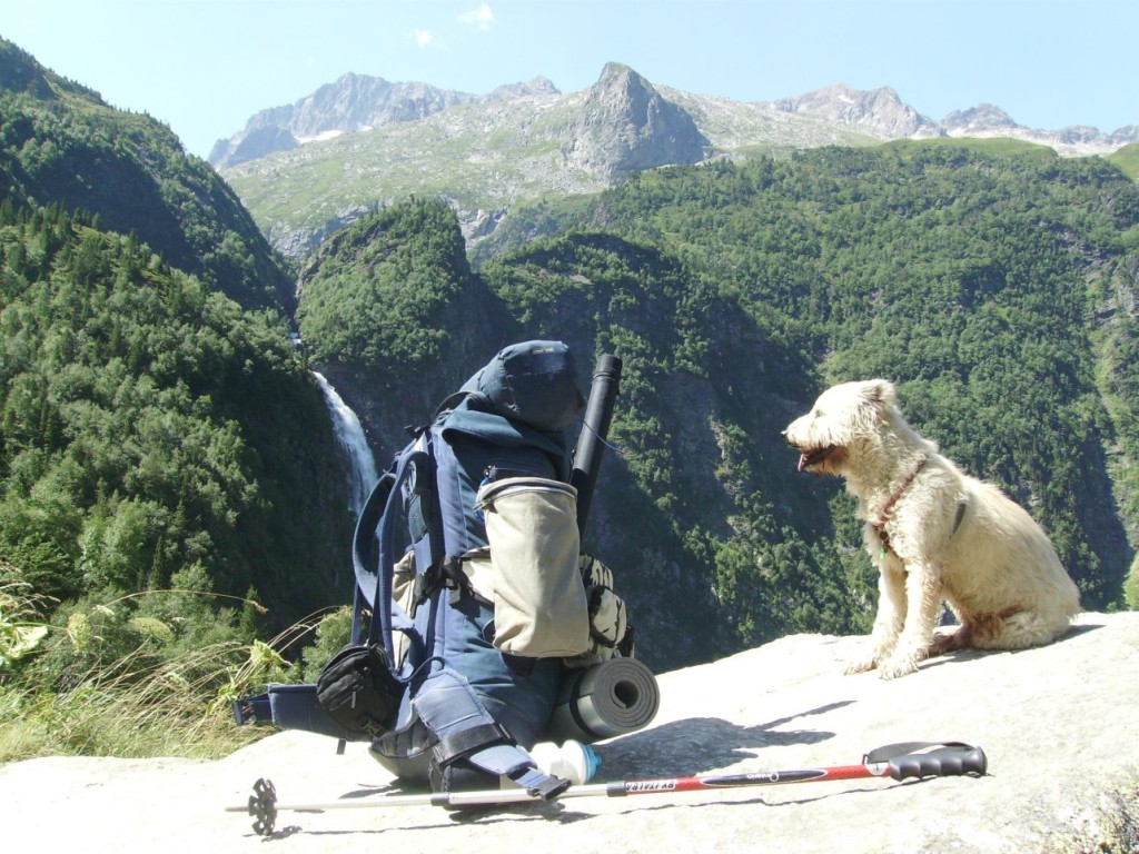 Cascade du lac d'ÔO, retour de pêche lac Saussat