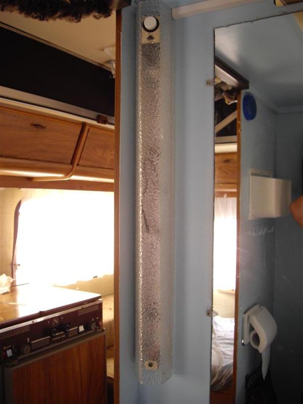 Voici l'applique d'origine du coin toilette rien ne se remarque!