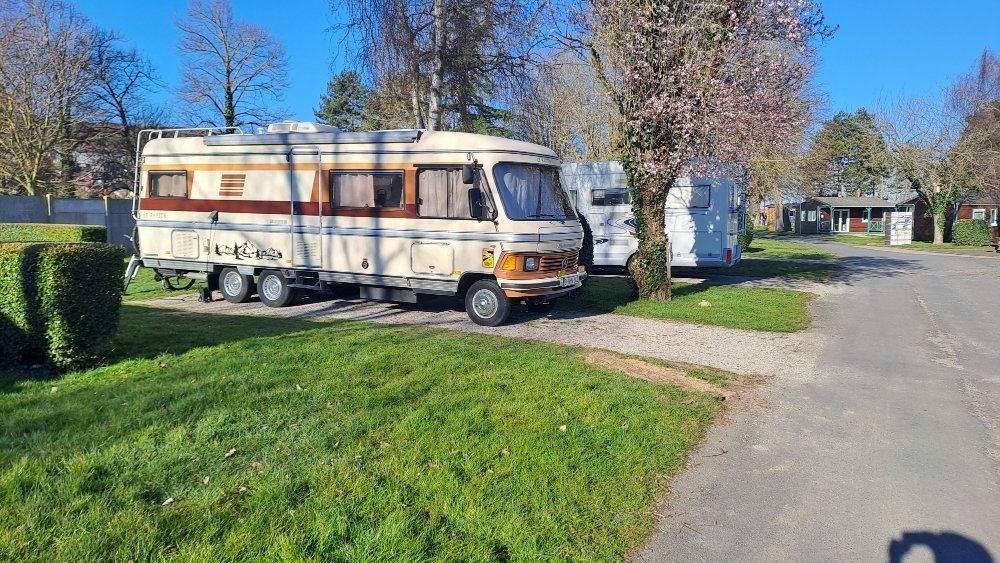 un Hymermobil pas très jeune