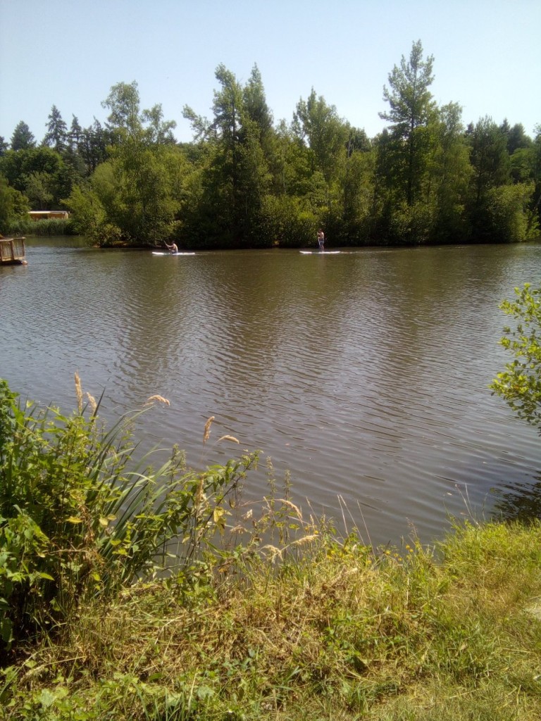 Paddle au camping.