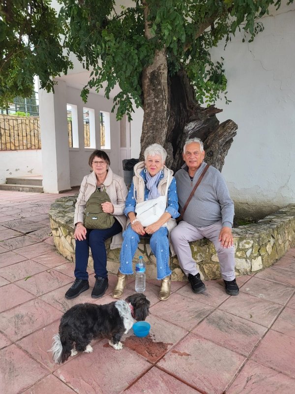 Avec Mercé en Espagne