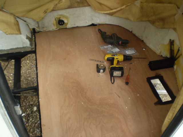 repose du plancher en 5 fois