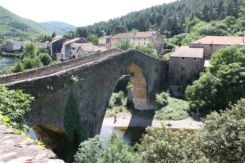 Visite du très joli village de Olargues