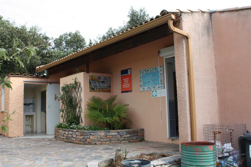 Arrivée à Laurens au superbe Camping de l'oliveraie, terme de notre 2ème étape.