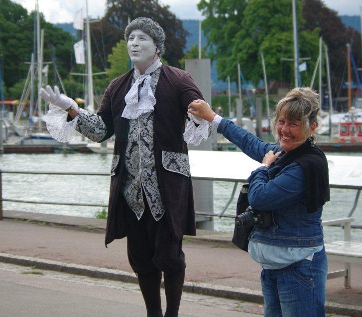 Il était de marbre ! Mais devant Christine c'est autre chose !