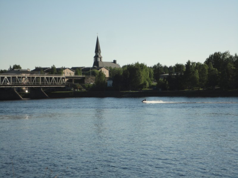 vue de la caravane a 23H45
