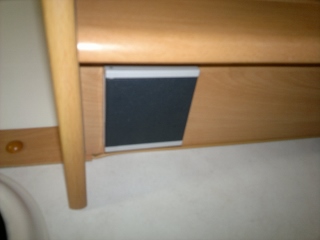 le volet rabattu ,c'est clean