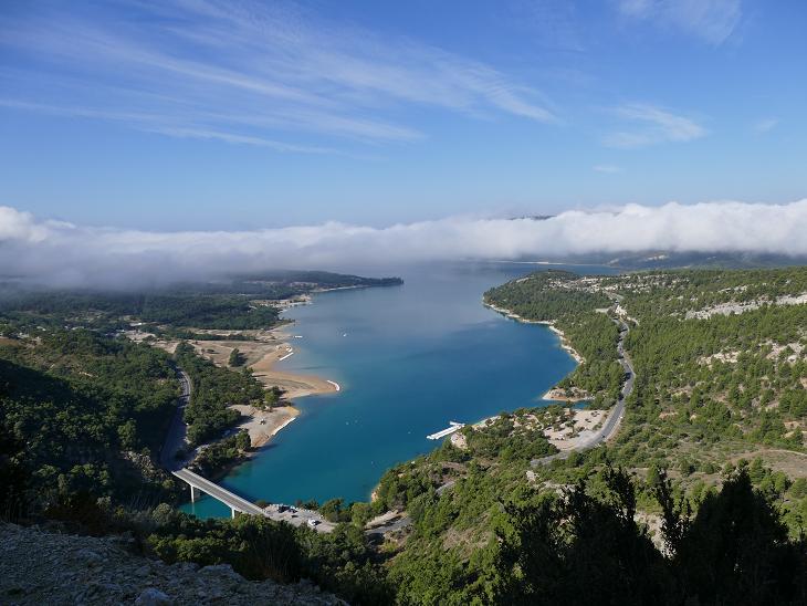 vue sur le lac de ste croix