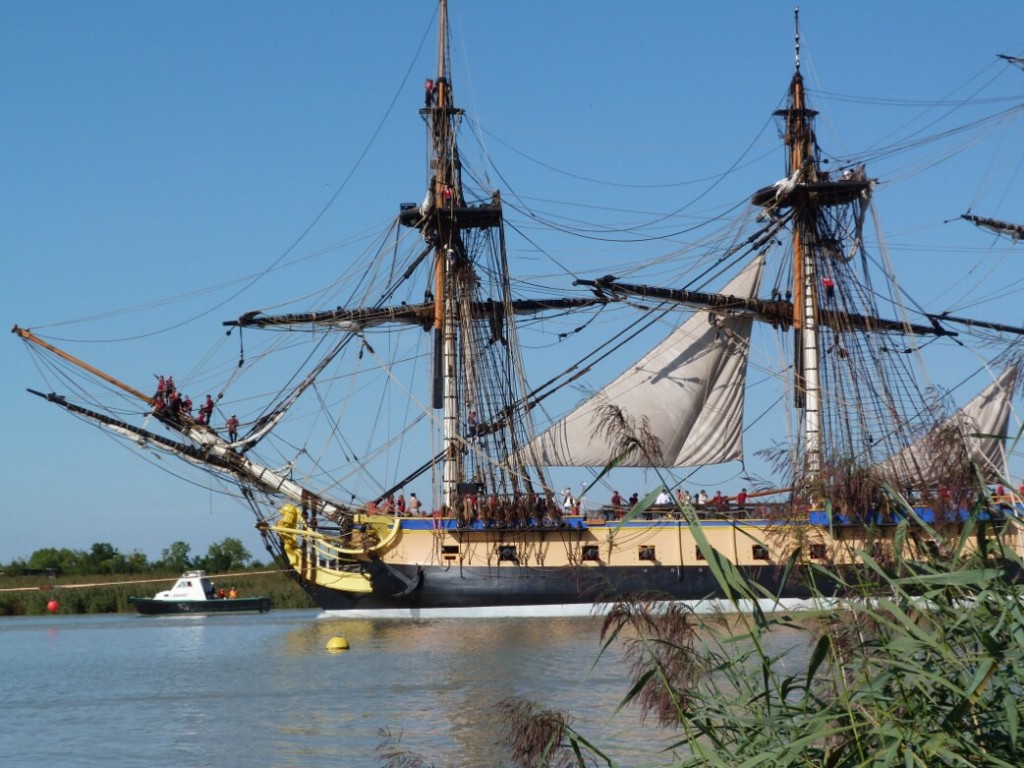 L'Hermione pour sa première sortie en septembre
