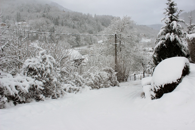 la montée pour accéder chez moi
