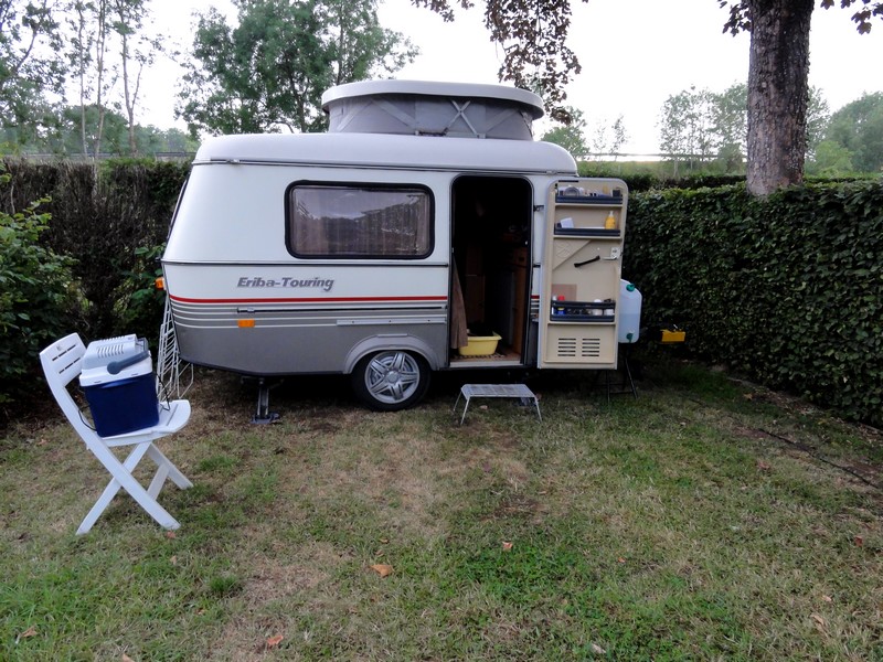 Installation au camping de Chagny