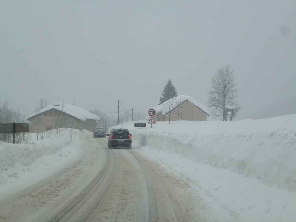 gite sur le chemin de rando a raquettes