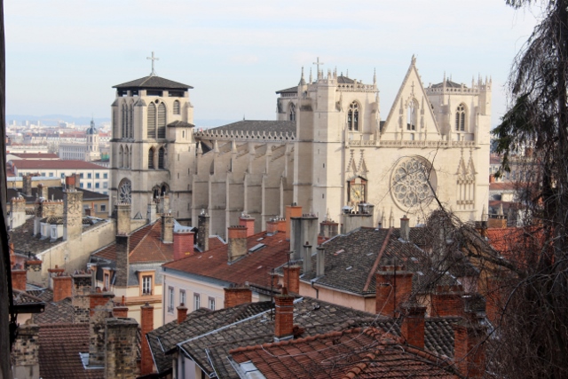 cathédral st jean vu du haut