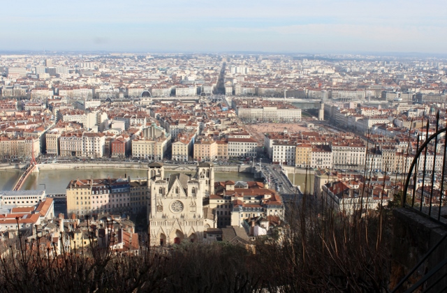 vue de Lyon depuis la basilic