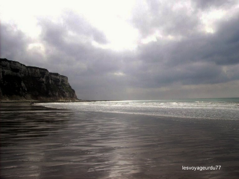 la plage de st martin en campagne(normandie)