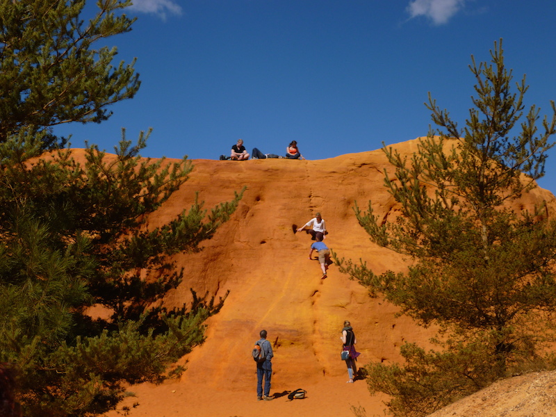 Le colorado de Rustrel