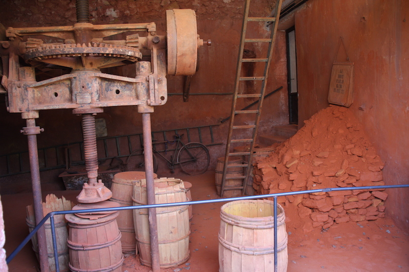 Toujours au conservatoire des ocres