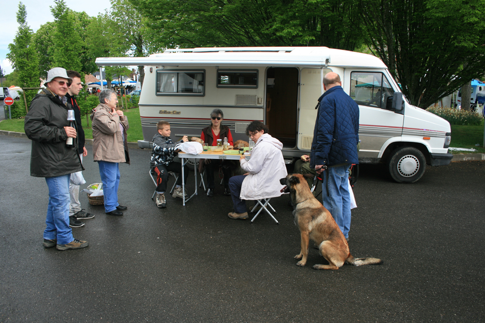 Le mangement du midi.