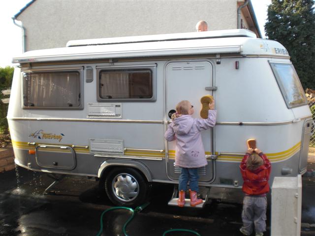 lavage à la maison avec mes ouvriers