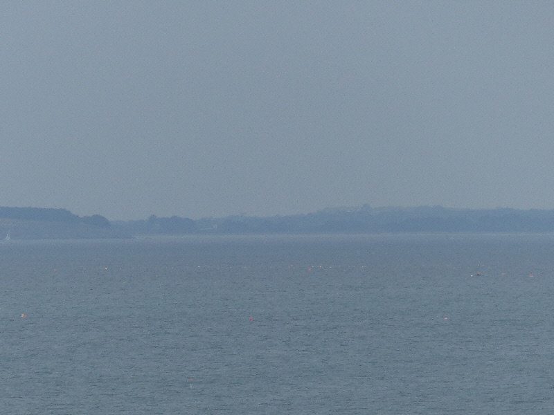 la baie de quiberon depuis penthievre <br />en plein apres midi !!!