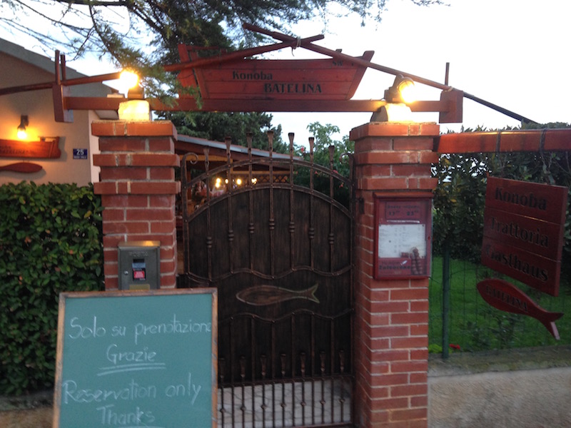 L'entrée du restaurant