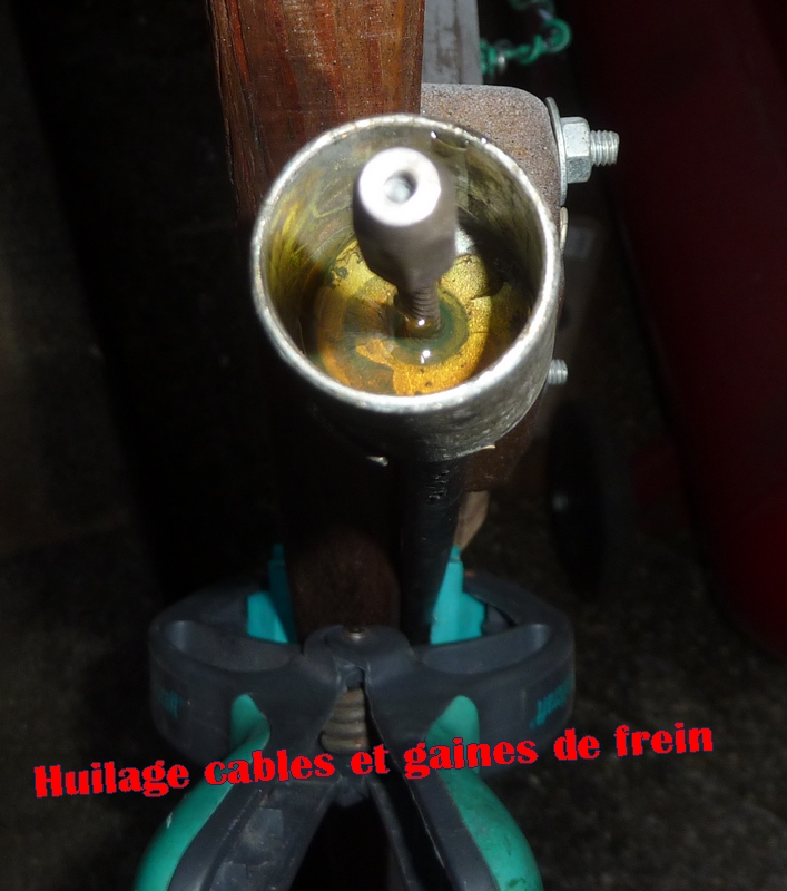 Gaine et câble de frein Super Puck 1997