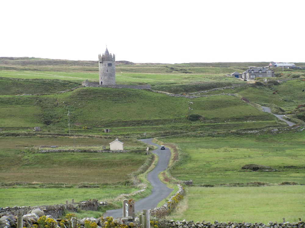 rando 18km  falaise de moher sur le BURREN WAY