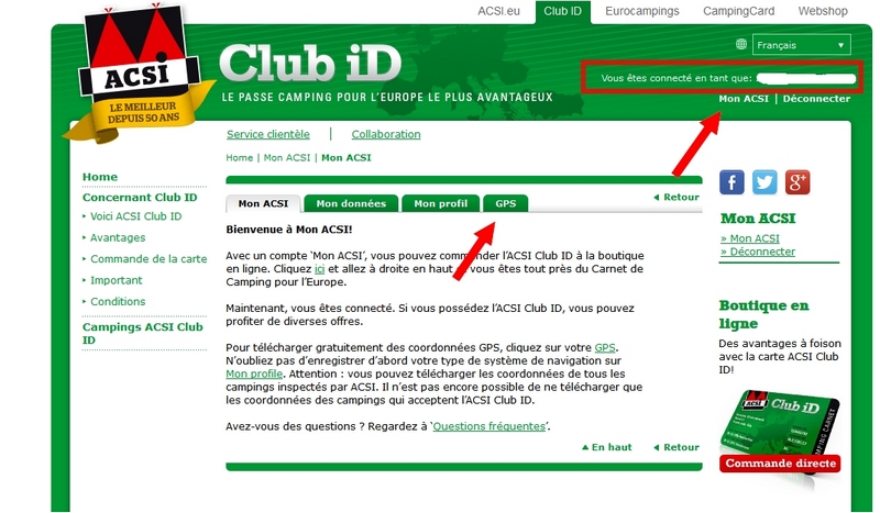 cheminement sur site ACSI